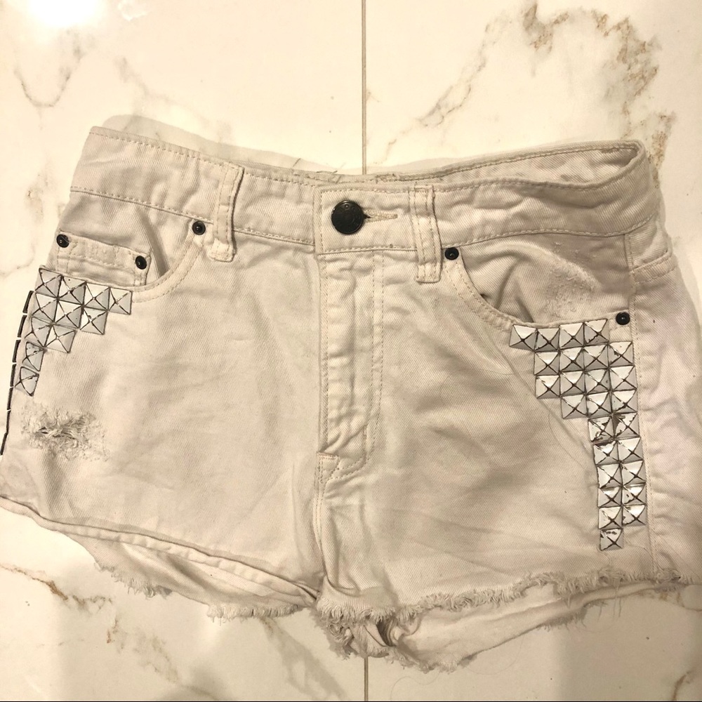 Urban Outfitters BDG White Denim Shorts
